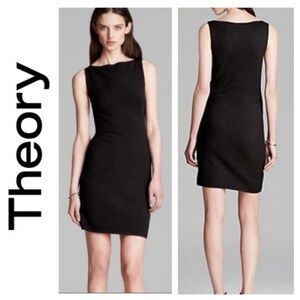 Theory Abrissa Prosecco knit ribbed dress